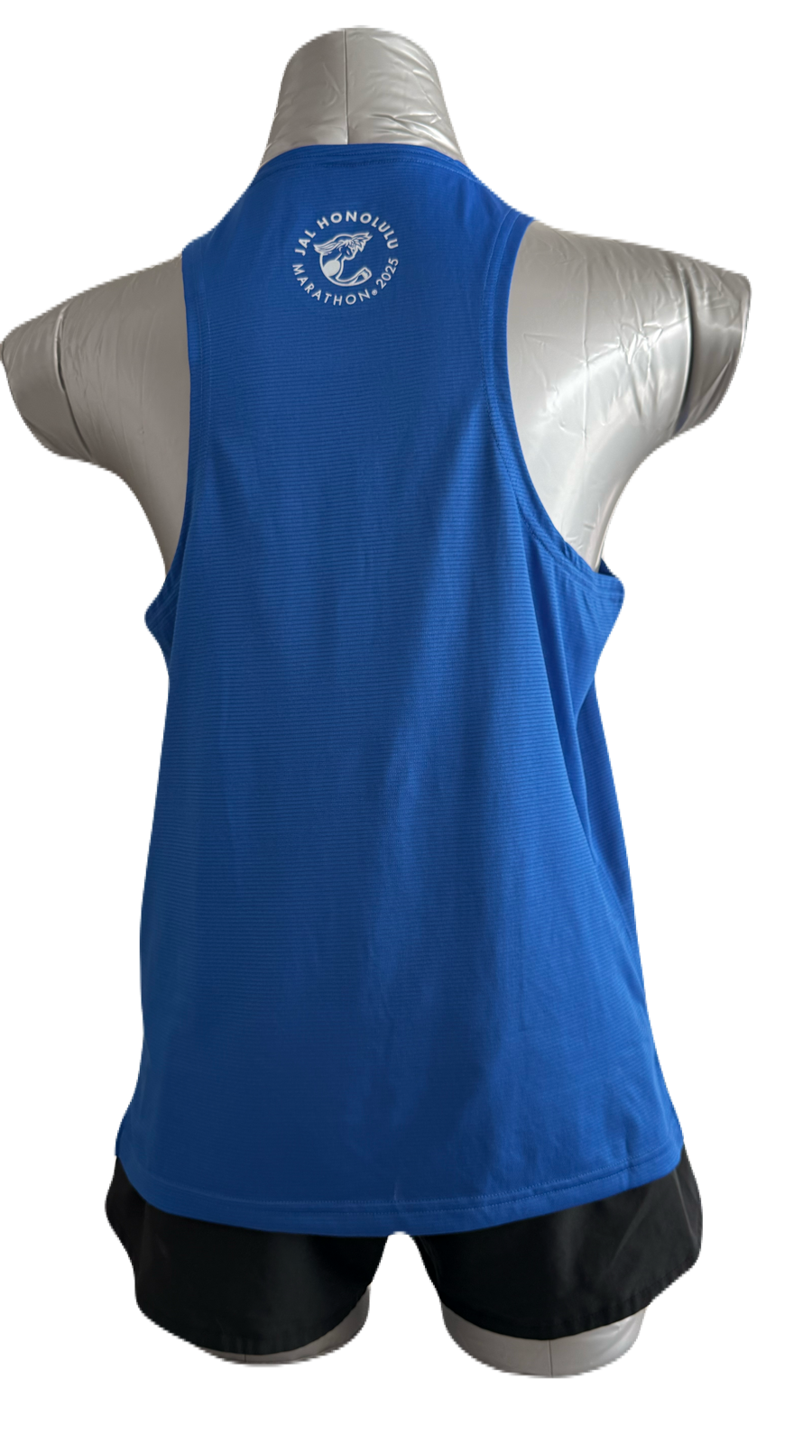 【ニューバランス製】<br>JALホノルルマラソン 2025<br>Men's Sport Essentials シングレット(ブルー)