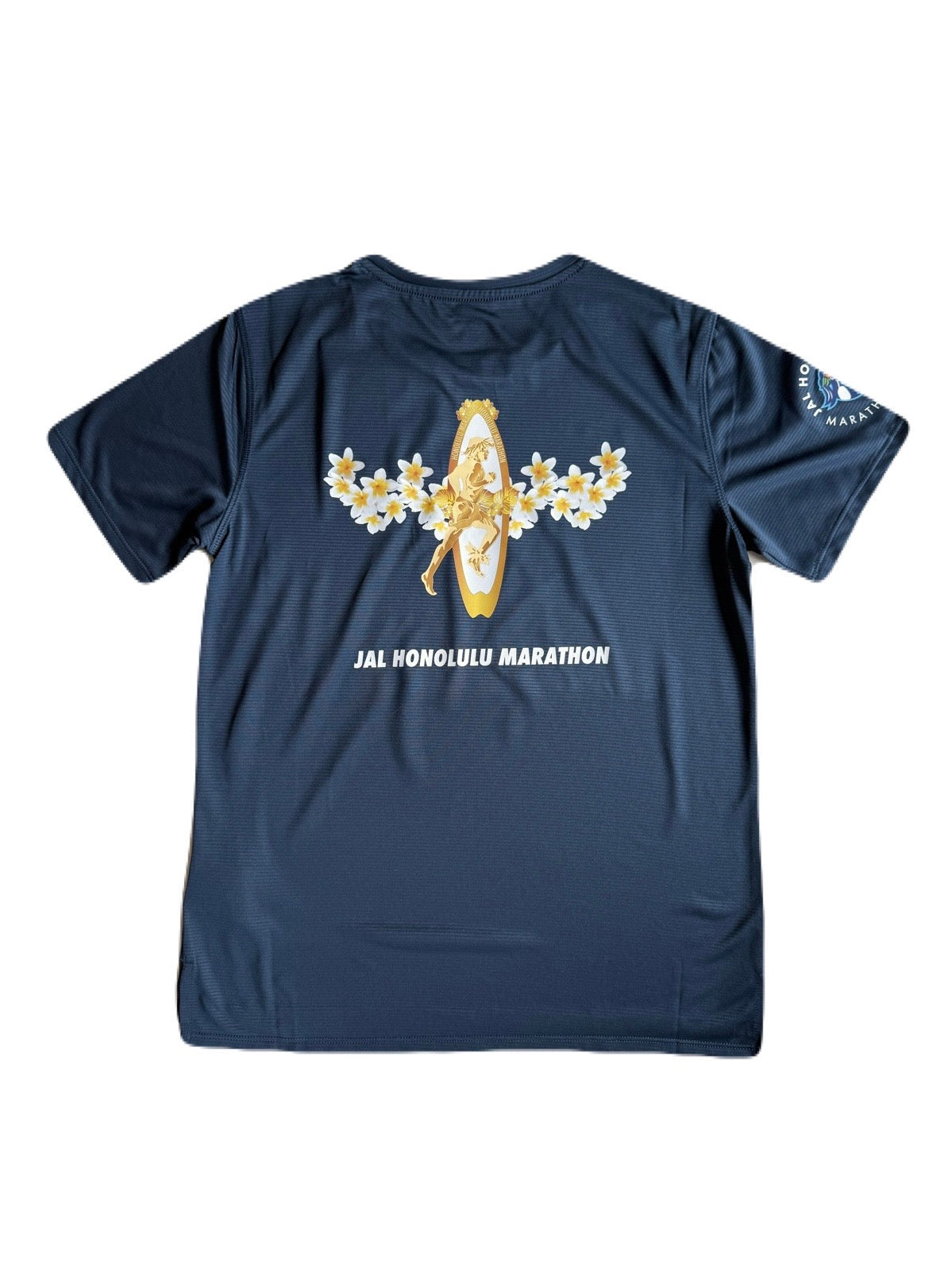 【ニューバランス製】<br>JALホノルルマラソン 2025<br>オフィシャルランニングTシャツ<br>ウィメンズモデル(ネイビー)