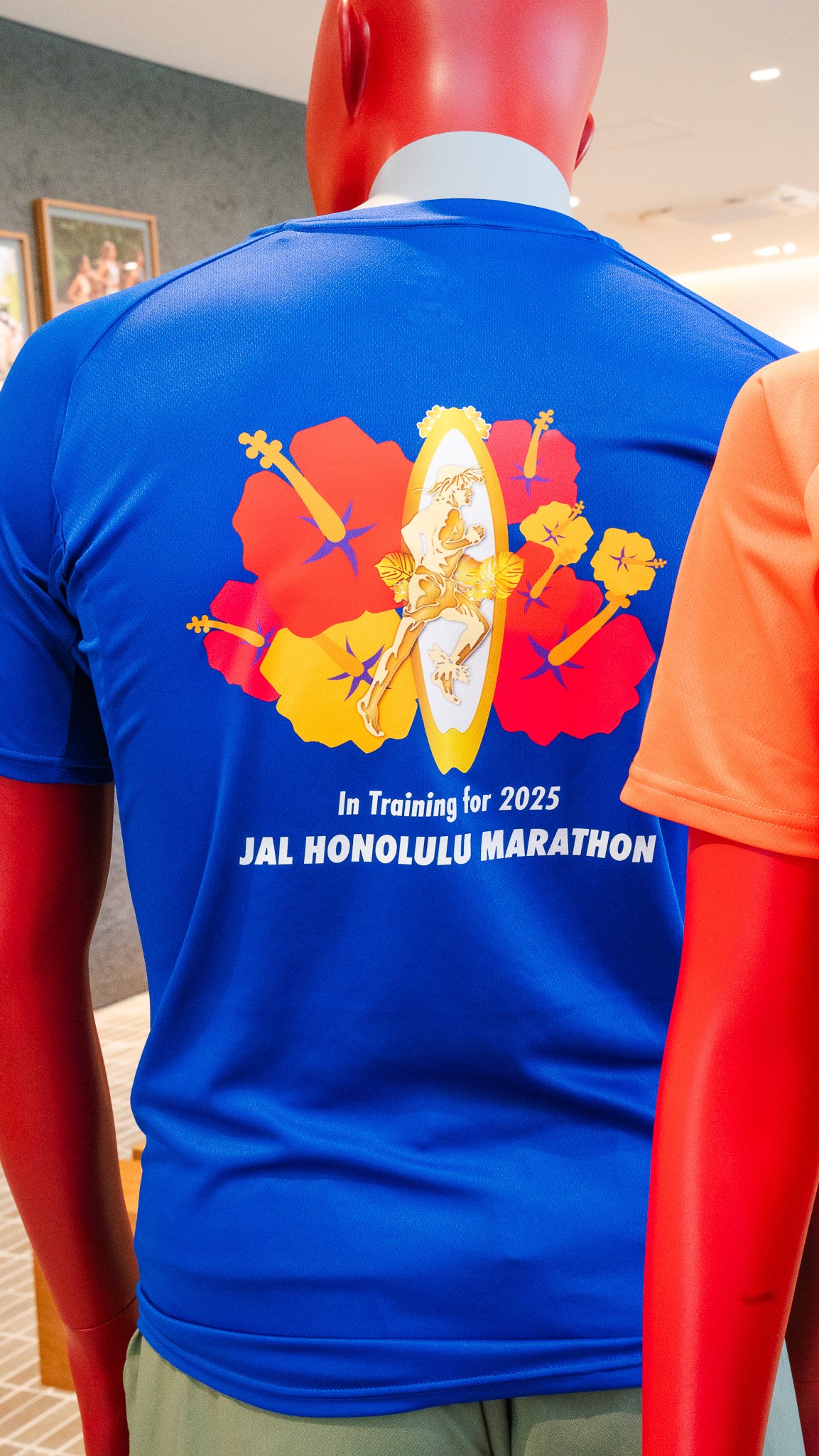 【ニューバランス製】<br>JALホノルルマラソン 2025<br>オフィシャルトレーニングTシャツ(メンズロゴタイプ)