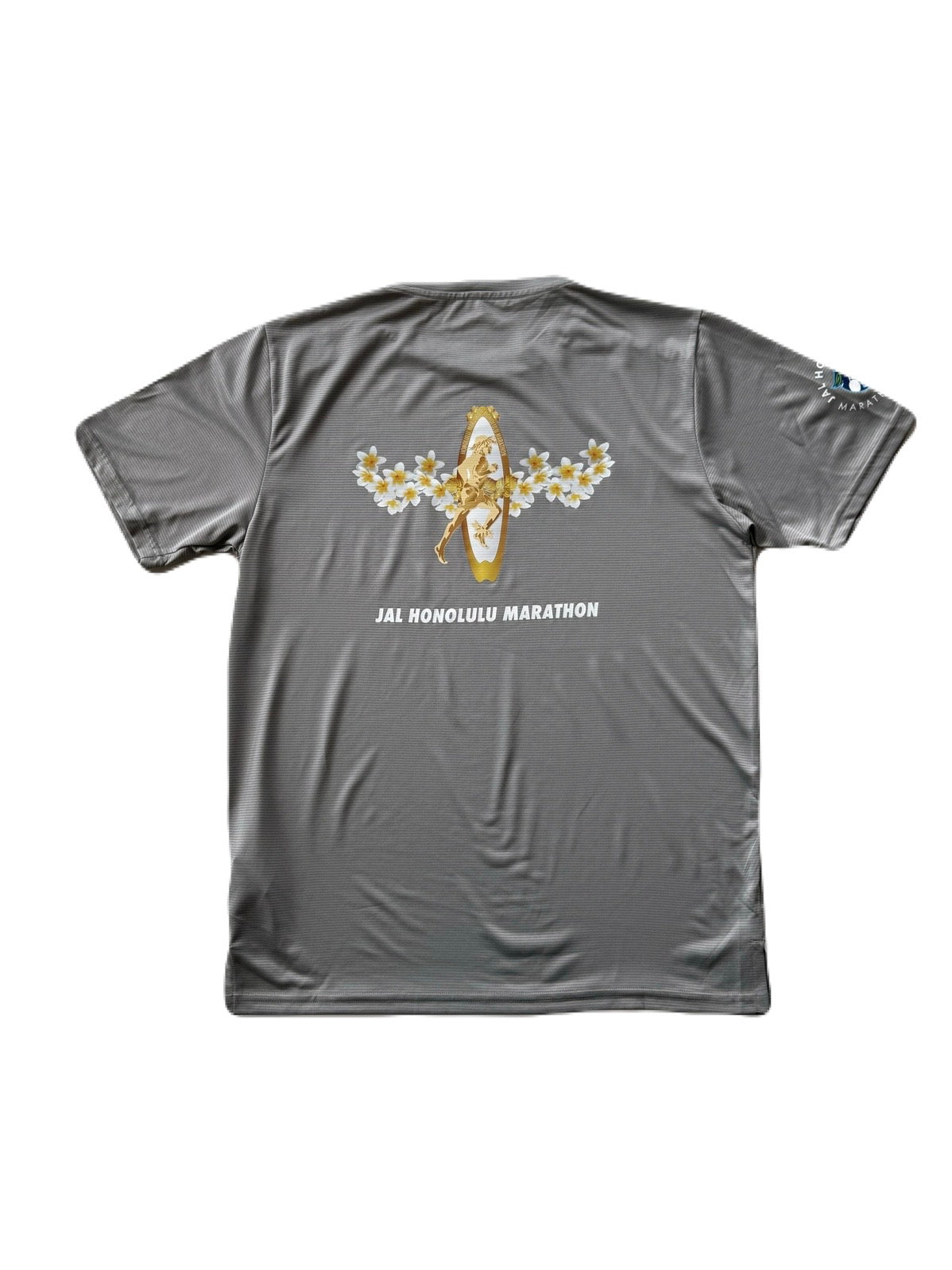 【ニューバランス製】<br>JALホノルルマラソン 2025<br>オフィシャルランニングTシャツ<br>メンズモデル(スマートグレー)