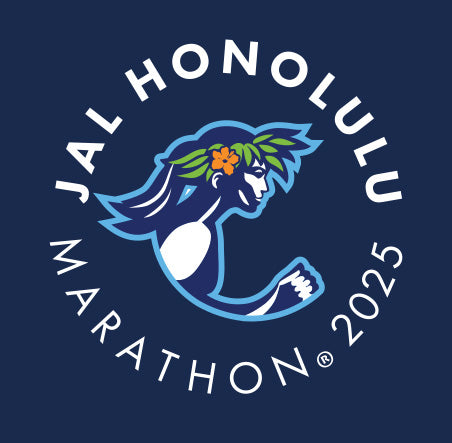 【ニューバランス製】<br>JALホノルルマラソン 2025<br>オフィシャルランニングTシャツ<br>ウィメンズモデル(ネイビー)