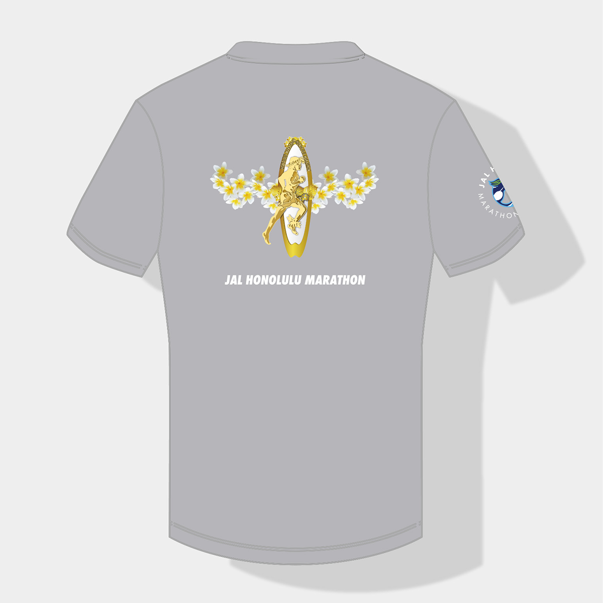 【ニューバランス製】<br>JALホノルルマラソン 2025<br>オフィシャルランニングTシャツ<br>メンズモデル(スマートグレー)