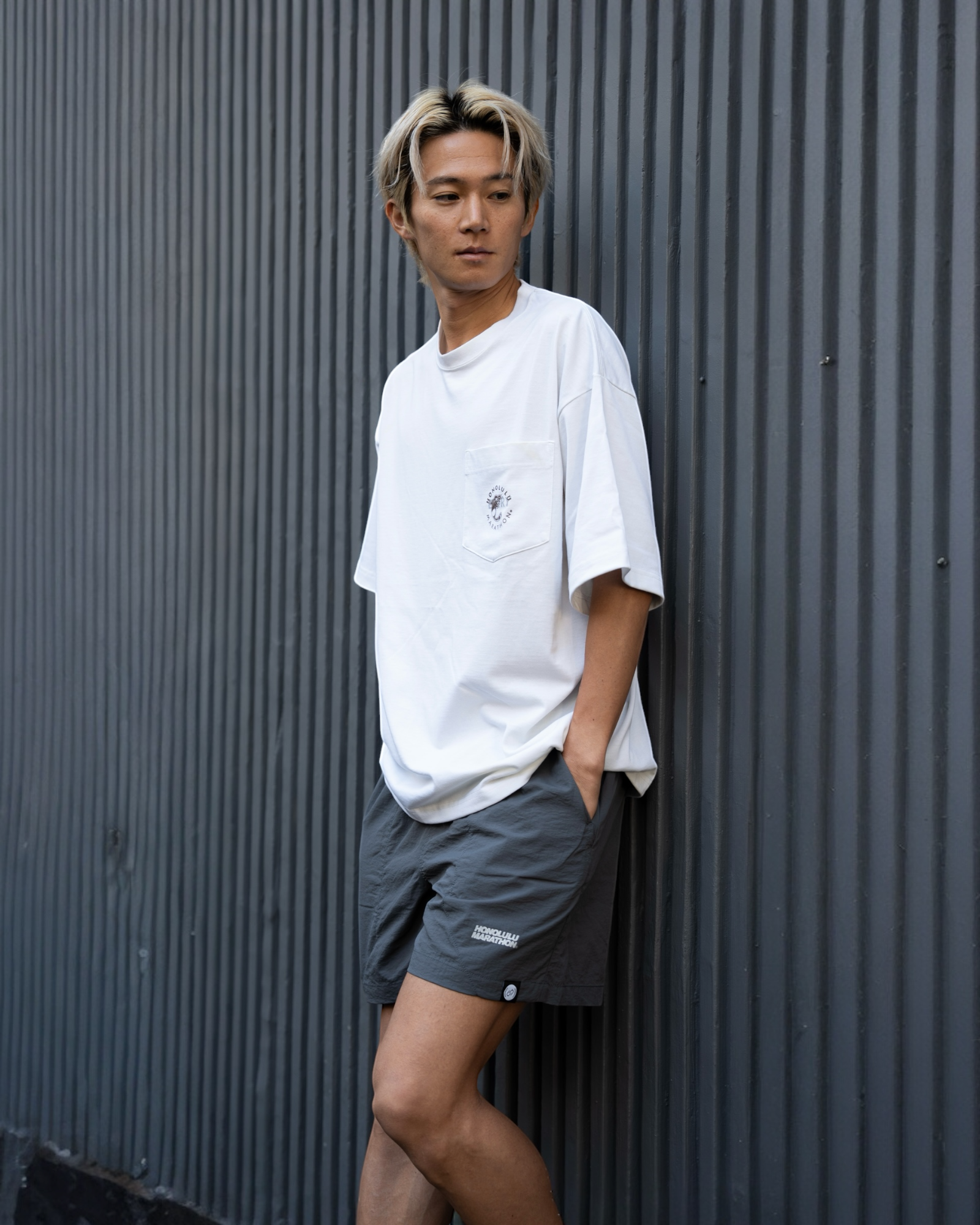 ホノルルマラソン×三津家貴也コラボ7pockets Buddy's Shorts ホノルルマラソン×三津家貴也コラボ 7pockets Buddy's Shorts