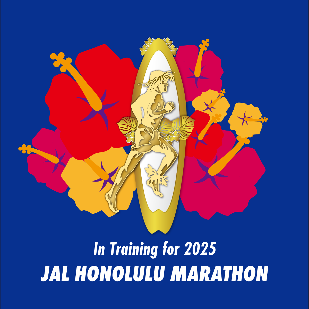 【ニューバランス製】<br>JALホノルルマラソン 2025<br>オフィシャルトレーニングTシャツ(メンズロゴタイプ)