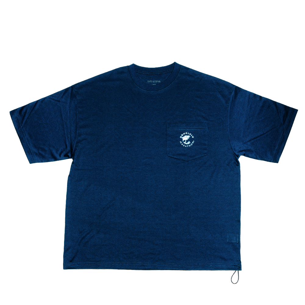 ホノルルマラソン×三津家貴也コラボ<br>CottonTec Pocket Tee