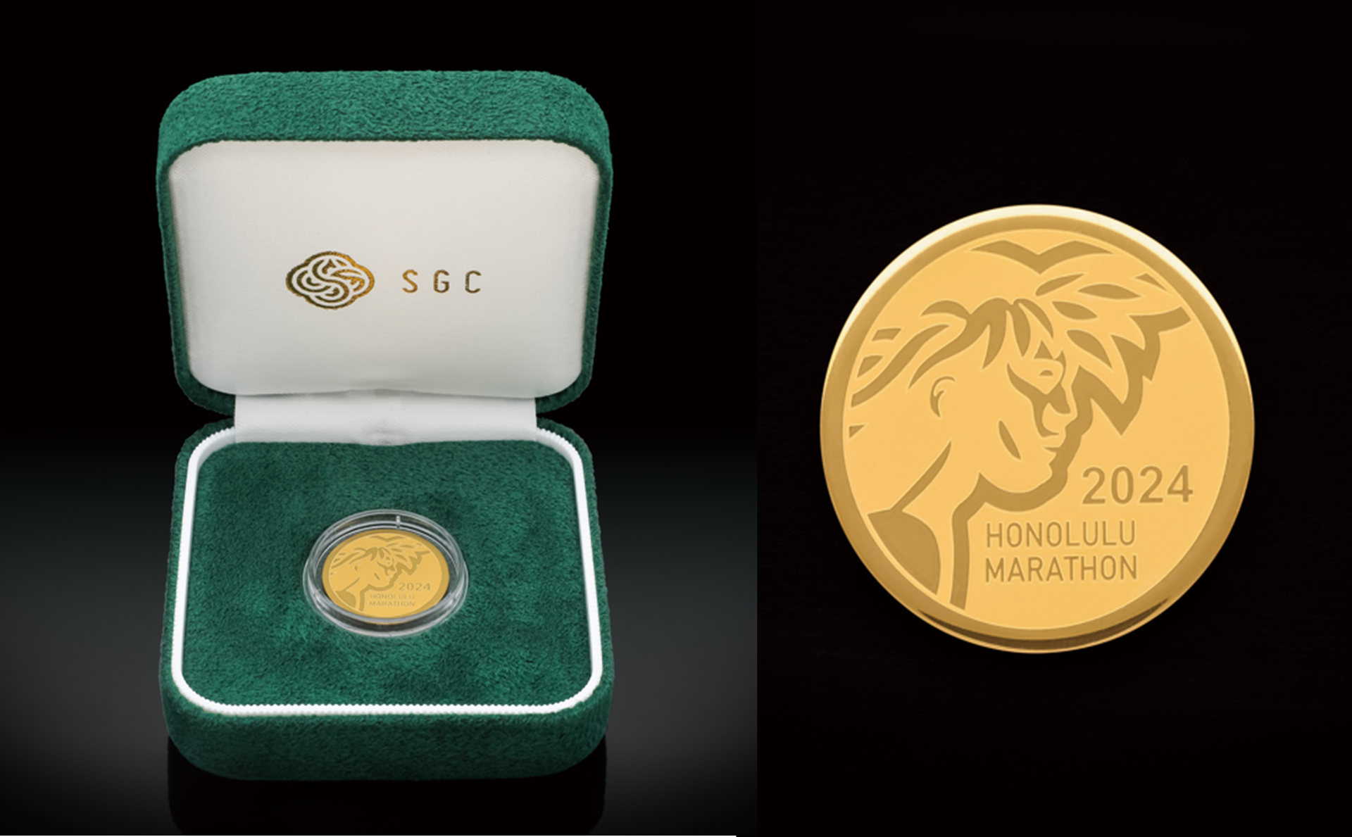 【非売品】 モンドセレクション  メダル 純金のホノルルマラソン記念メダルEC販売開始！