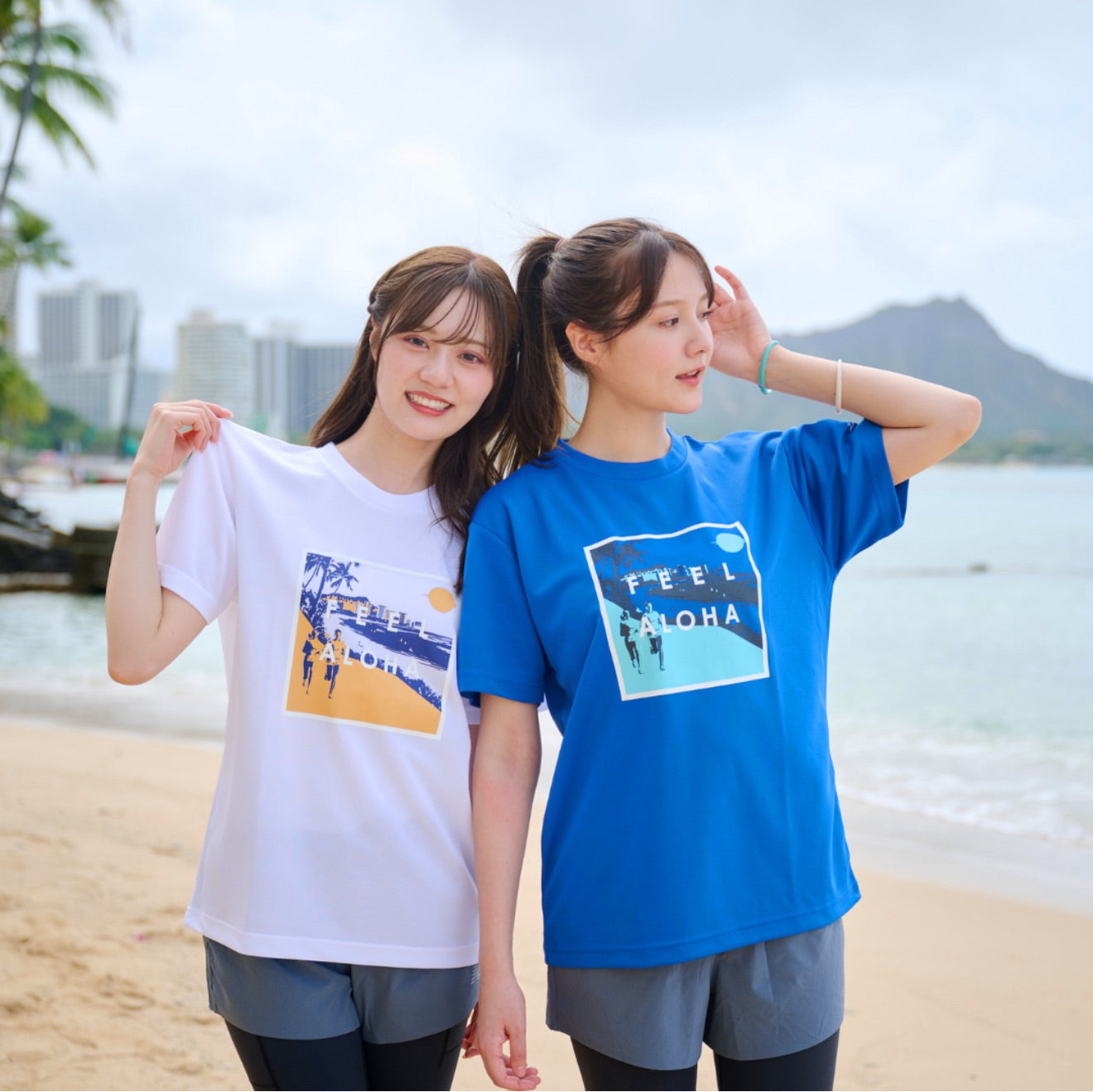 ホノルルマラソン×Lilly & Emma「FEEL ALOHA」コラボTシャツ