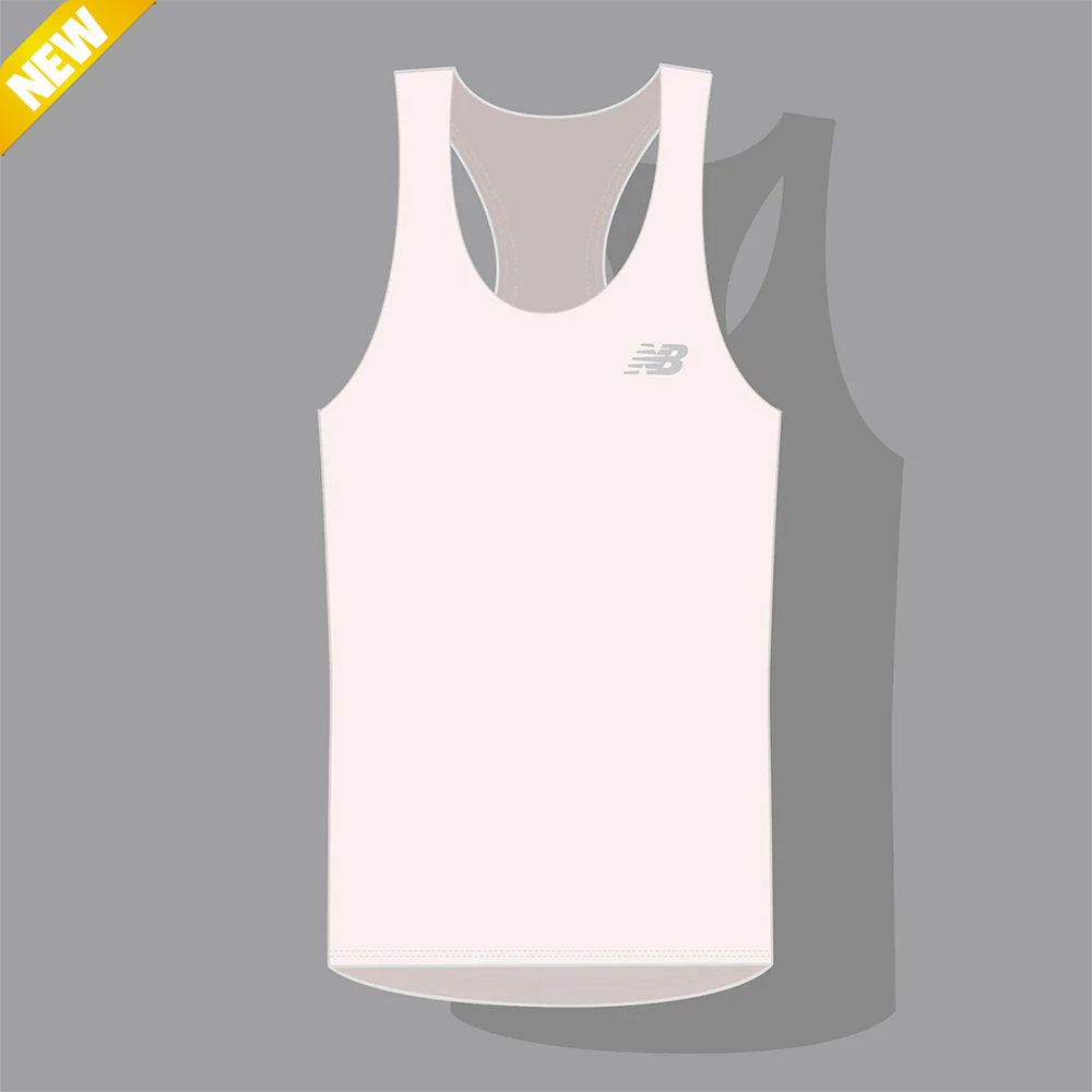【ニューバランス製】<br>JALホノルルマラソン 2025<br>Women's Sport タンク（ピンクグラナイト）